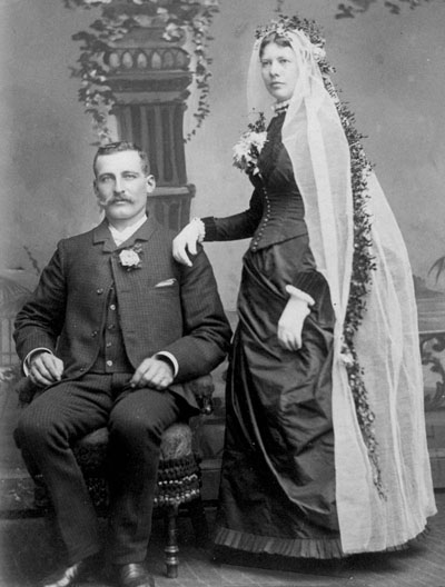 Edward Stein and Philomena Blonde wedding 1886