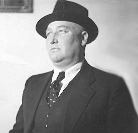 Joseph F. Schulte around 1935 in hat and vested suit