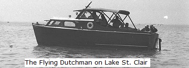 Joe Schulte's cabin cruiser - The Flying Dutchman - 1968