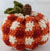 image of crochected plaid pumpkin