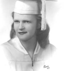Rosemarie 1947 high school grad photo