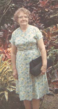 Sadie Schulte in Florida in 1966