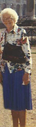 Sadie Trombly Schulte in Rome in 1981