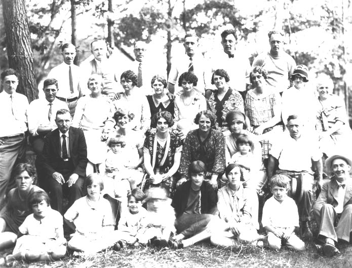 Vanderberg Family Reunion, 1928
                 in Kalamazoo MI